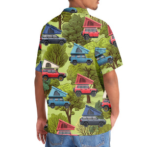 Funny Pop-Up Camper Car Hawaiian Shirt