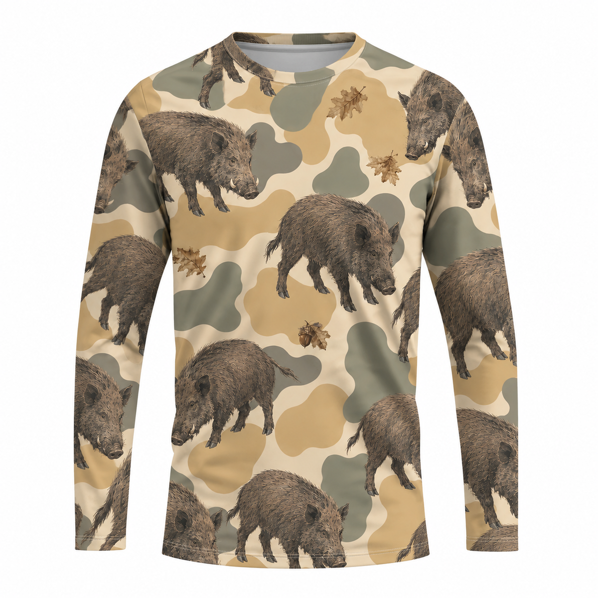 Feral Hog Camouflage All Over Print Shirt