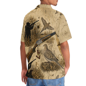 Vintage Dove Hunting Hawaiian Shirt