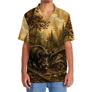 Feral Pig Fall Forest Hawaiian Shirt