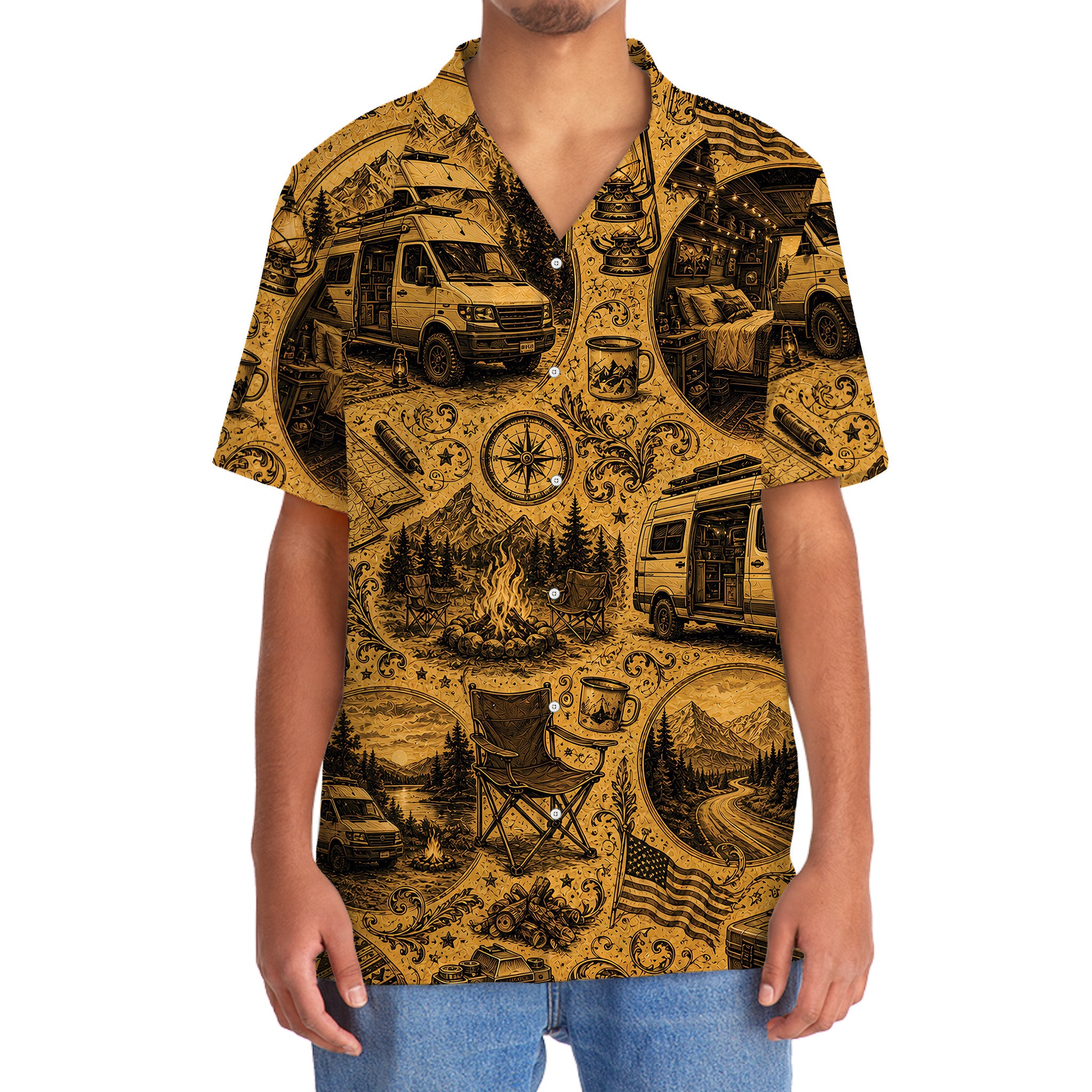 Vanlife Vintage Legend Art Hawaiian Shirt