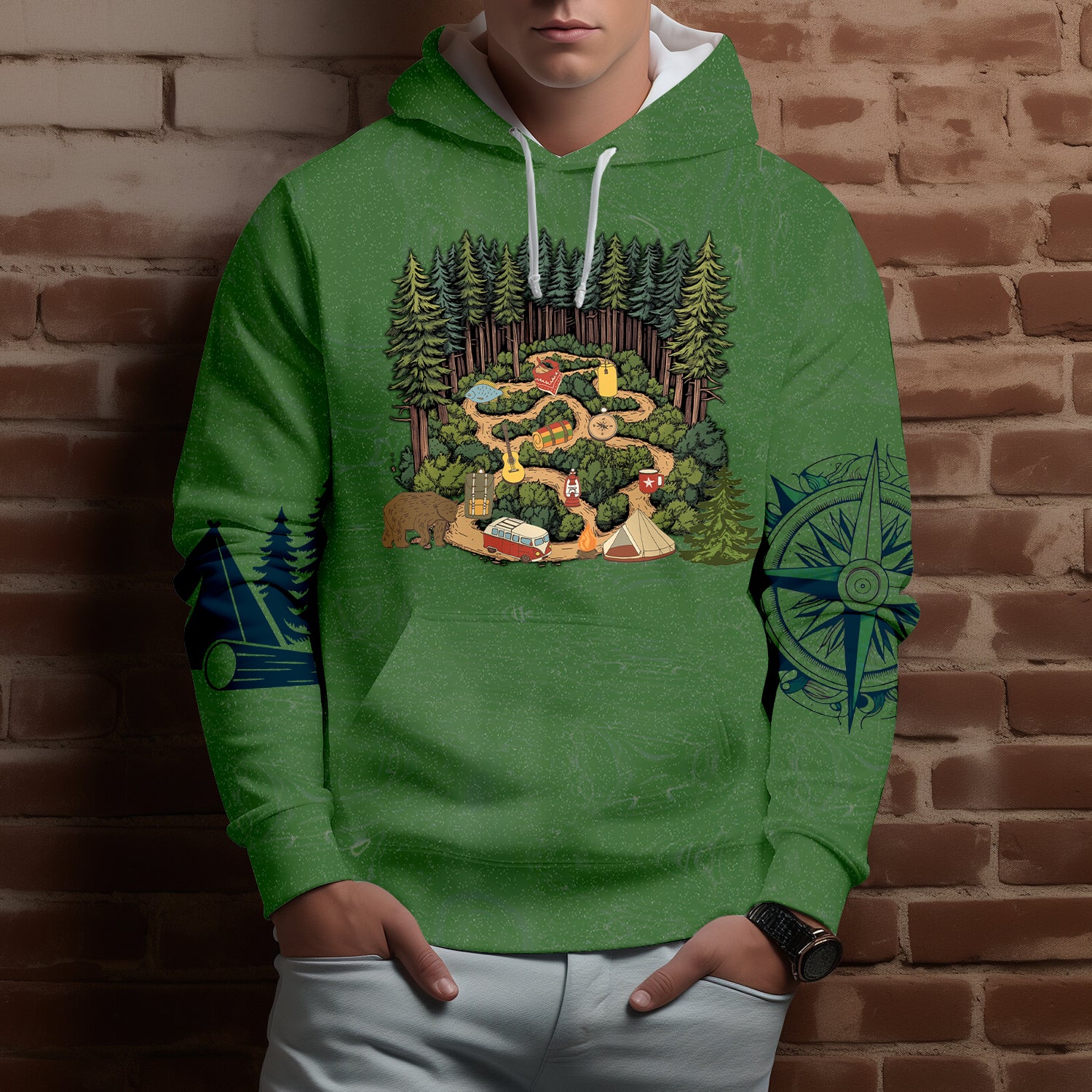 Camping Is A-Maze-Ing All Over Print Shirt