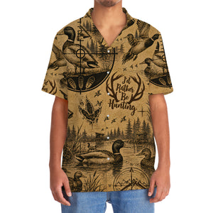 Duck I'd Rather Be Hunting Hawaiian Shirt