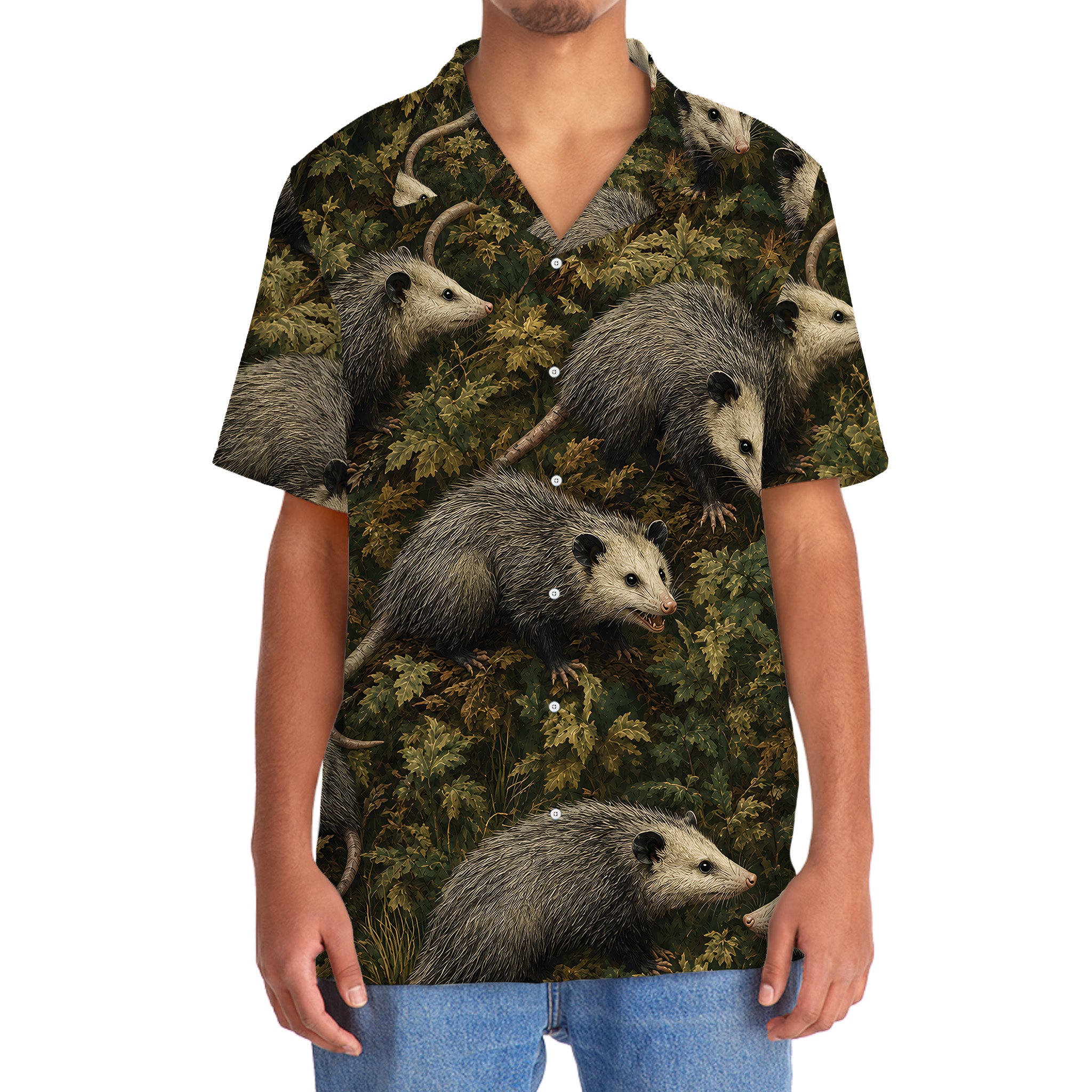 Wild Opossum Vintage Pattern