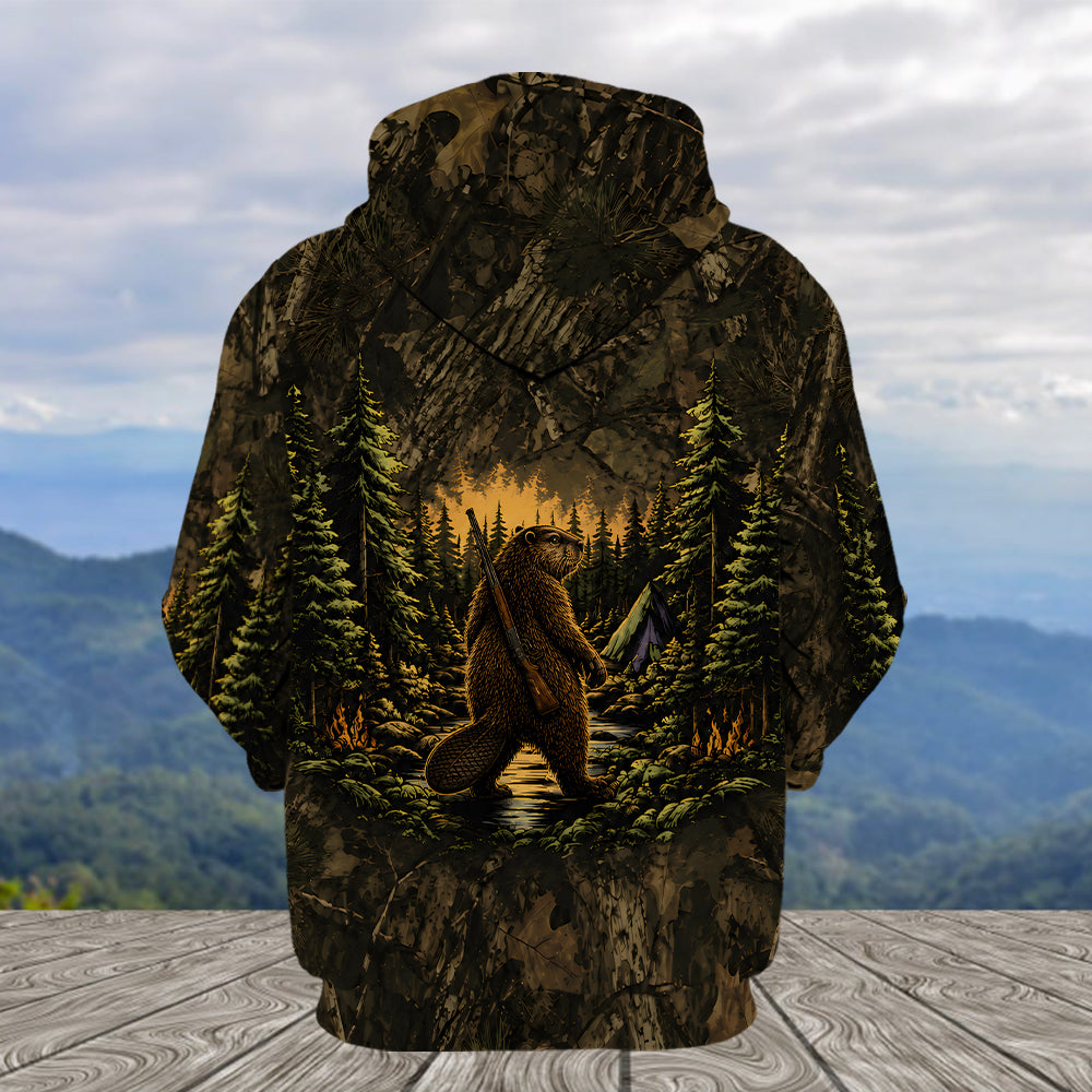 Beaver Camouflage Hunting All Over Print