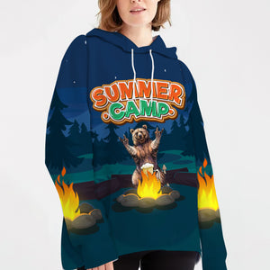 Summer Camp Grizzly Bear All Over Print Shirt
