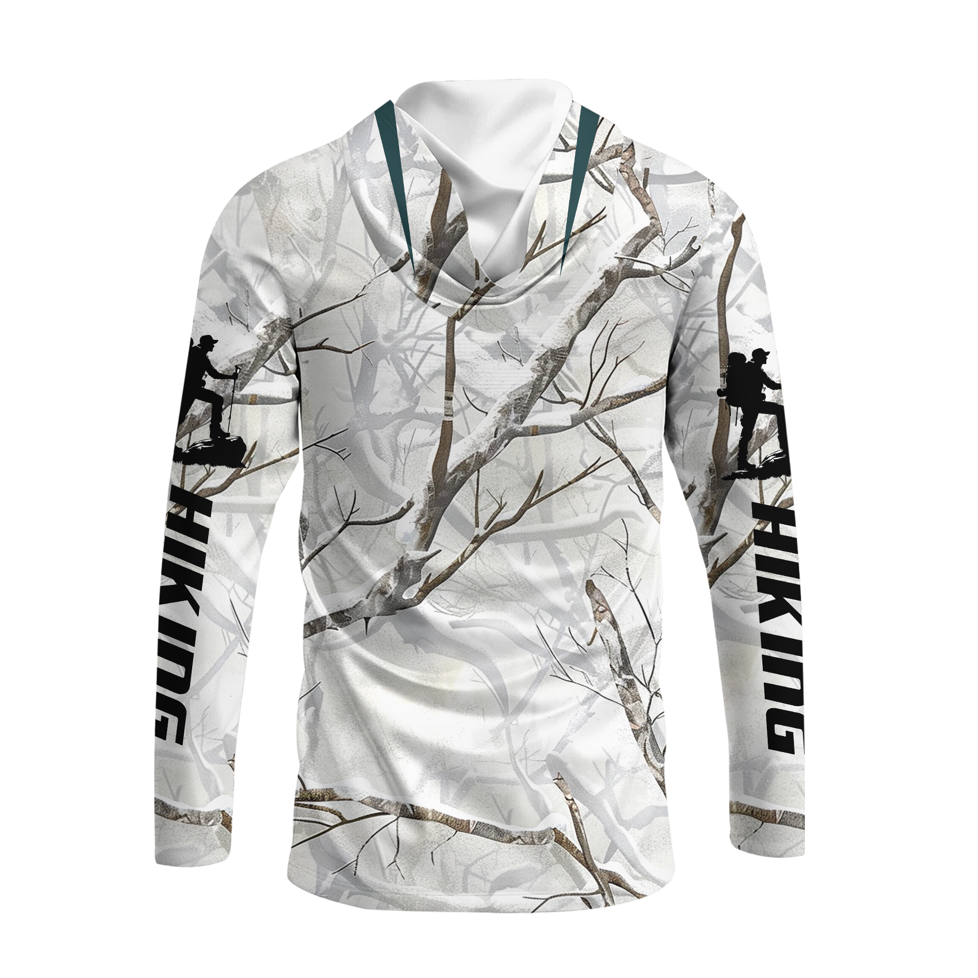 Hiking Winter Camo All Over Print Shirt