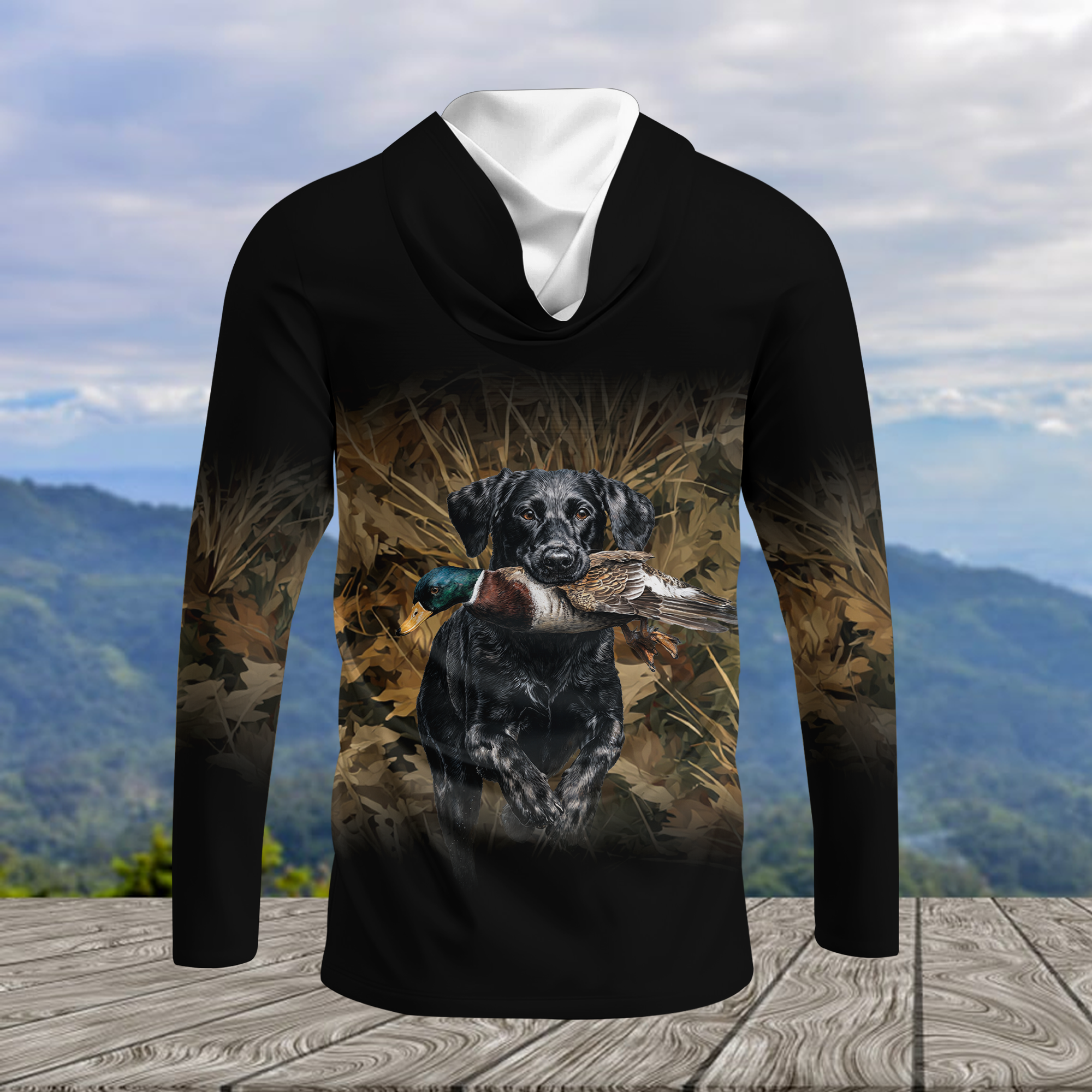 Duck Hunting With Dog All Over Print Shirt