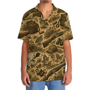 Vintage Quail Hunting Hawaiian Shirt