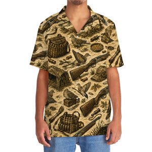 Vintage Dove Hunting Hawaiian Shirt