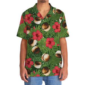 Burnt Marshmasllow Tropical Hawaiian Shirt