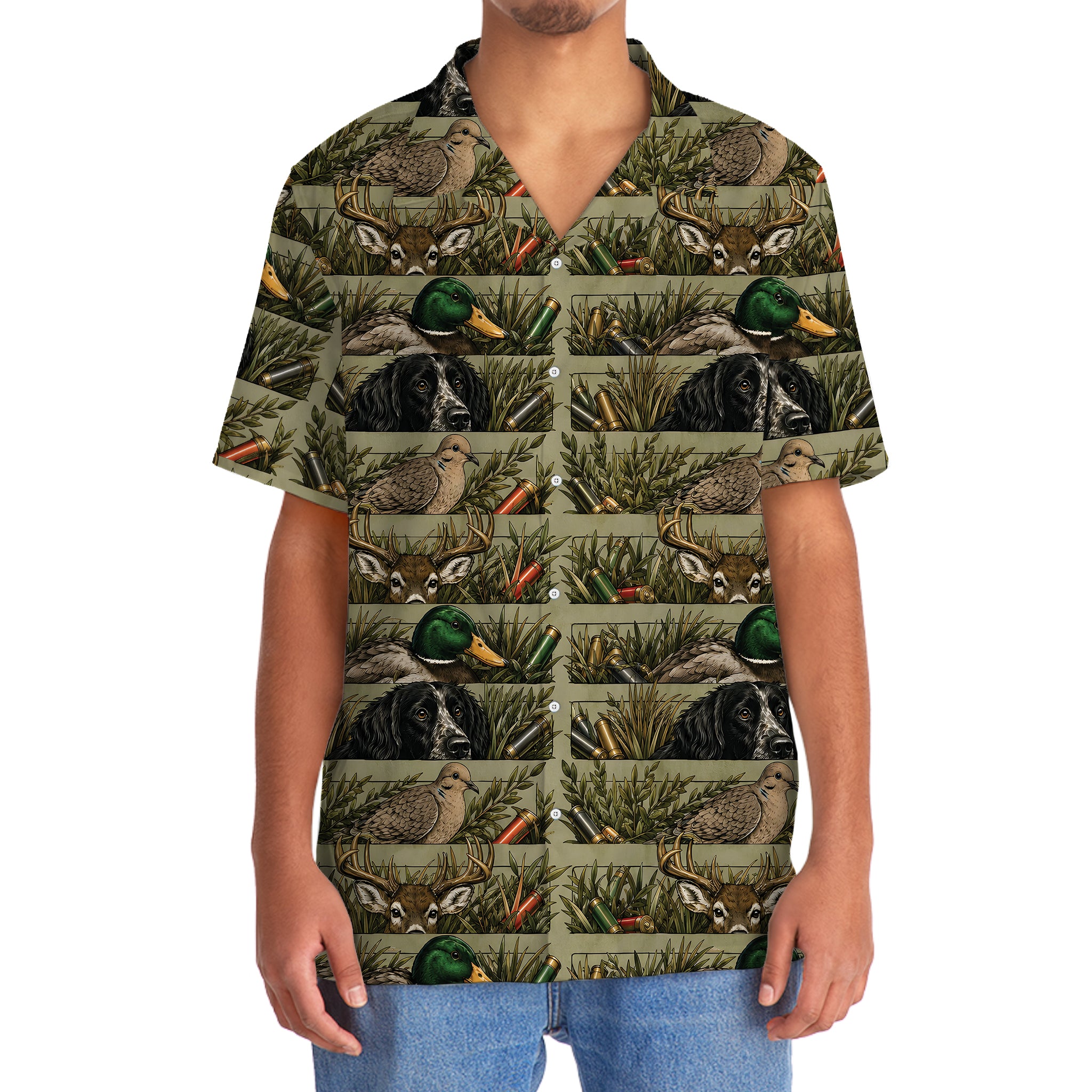 Vintage Hunting Hawaiian Shirt