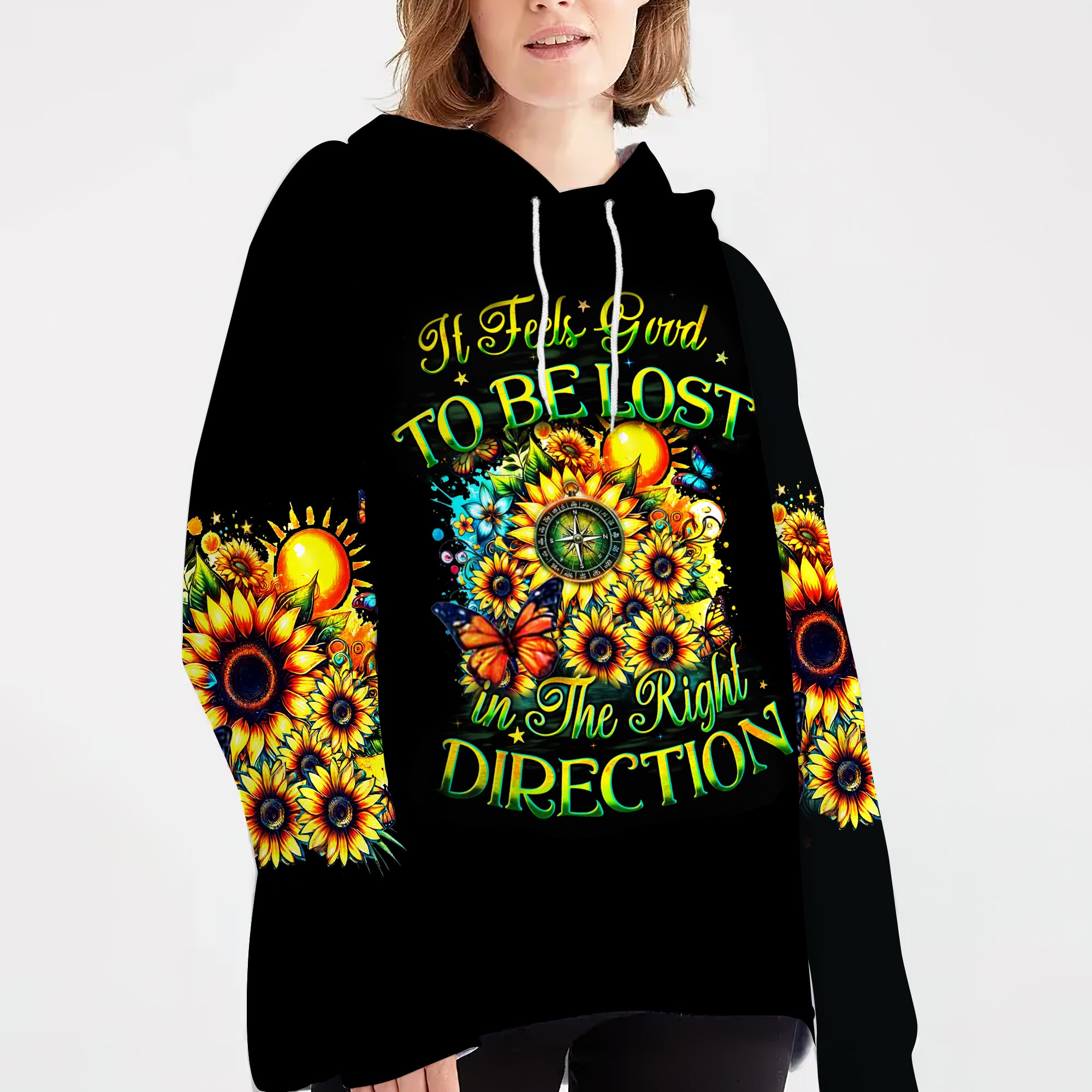 It Feels Good To Be Lost In The Right Direction All Over Print Shirt