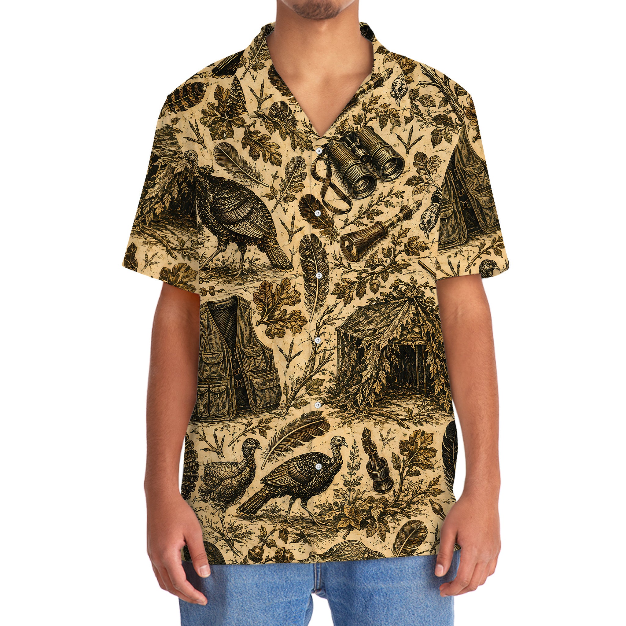 Turkey Hunting Vintage Hawaiian Shirt