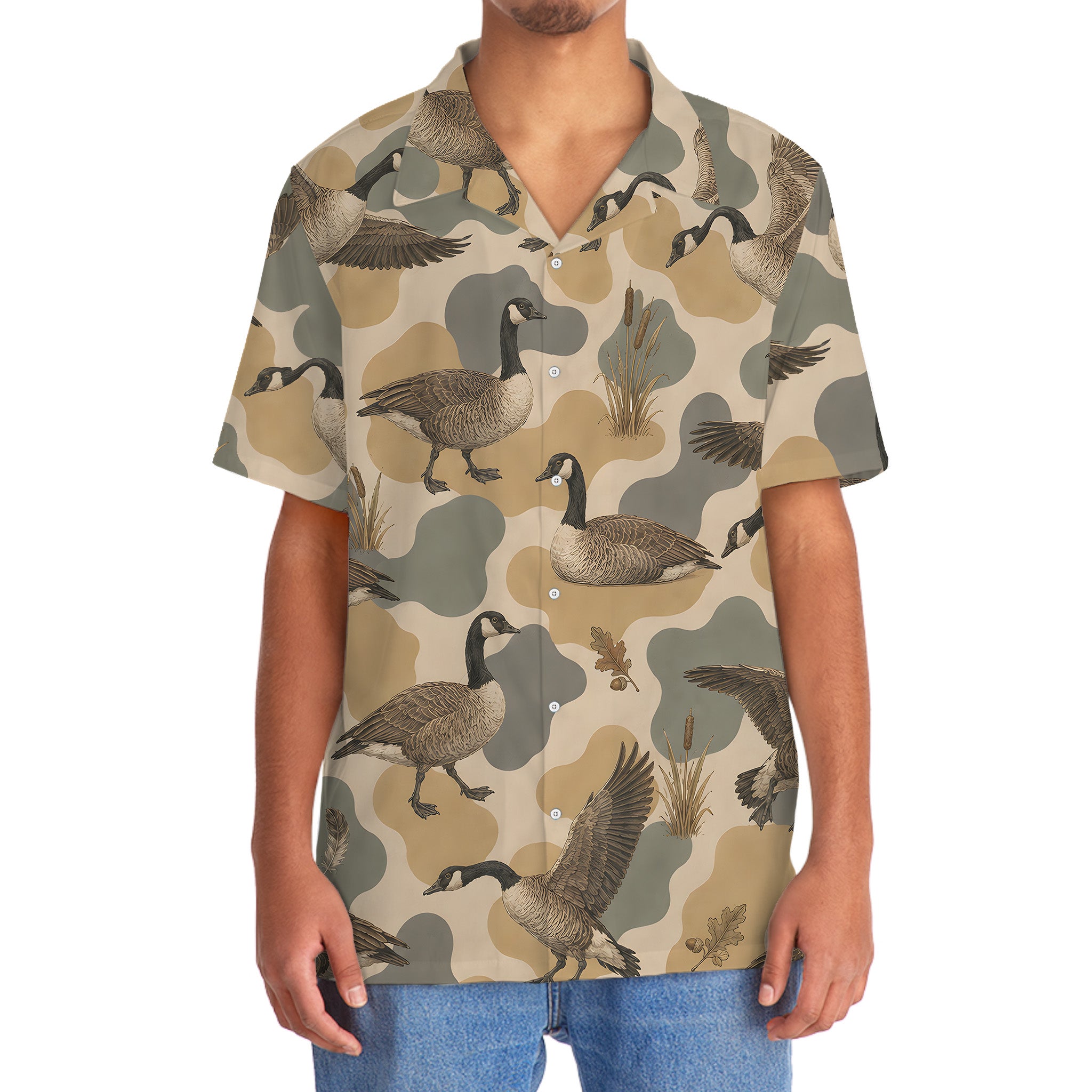 Goose Camouflage Men Polo Shirt