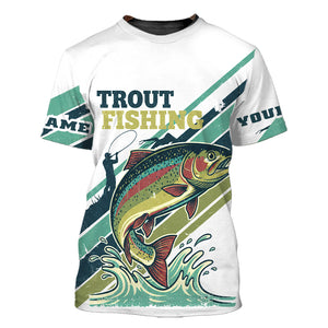 Vintage Rainbow Trout Team Shirt All Over Print