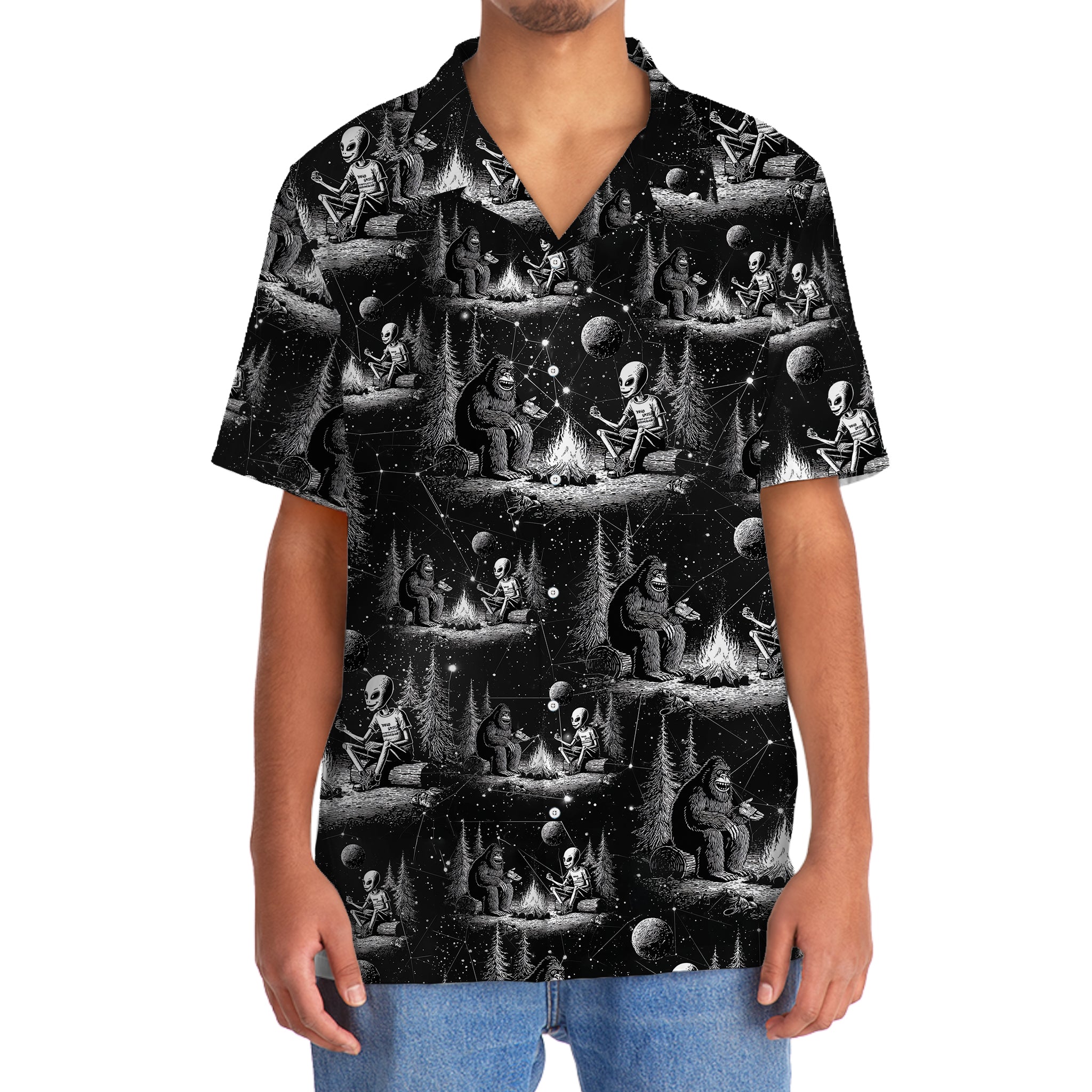 Campfire Conspiracies Hawaiian Shirt
