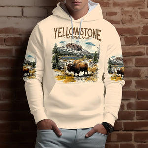 Vintage Yellowstone National Park All Over Print Shirt