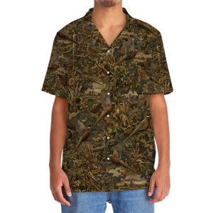 Pheasant Hunting Camo Hawaiian Shirt