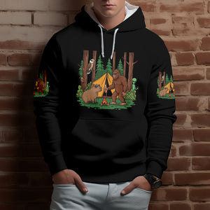You Don't have To Be Crazy To Camp With Us All Over Print Shirt