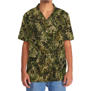 Deer Hunting Hex Camo Hawaiian Shirt