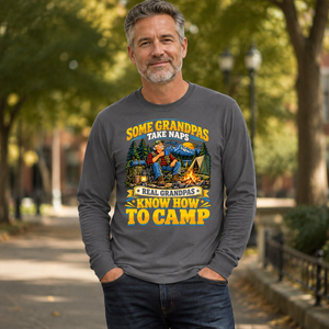 Real Grandpas Know How To Camp - 6-CS2D-Charcoal