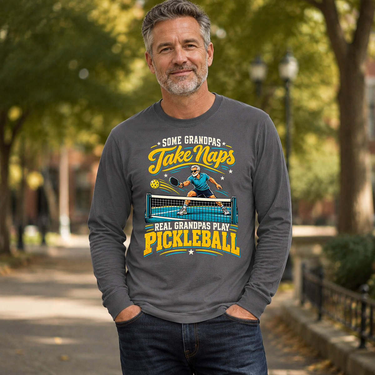 Grandpas Play Pickleball - 6-CS2D-Charcoal
