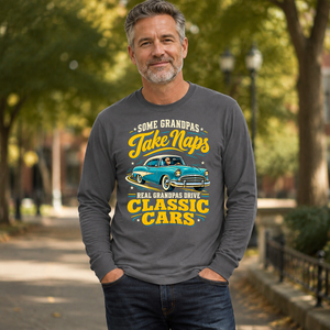 Grandpas Drive Classic Cars - 6-CS2D-Charcoal
