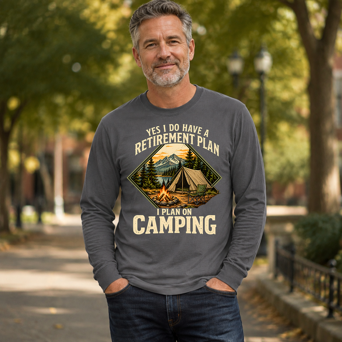 I Plan On Camping - 6-CS2D-Charcoal