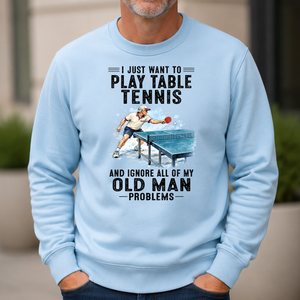 I Just Want To Play Table Tennis Art - 6-CS2D-LightBlue