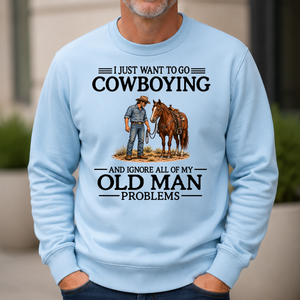 I Just Want To Go Cowboying - 6-CS2D-LightBlue