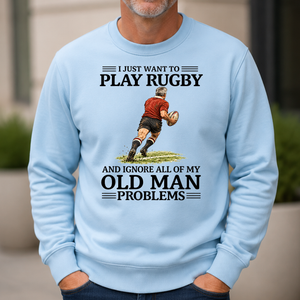 I Just Want To Play Rugby - 6-CS2D-LightBlue