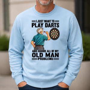 I Just Want To Play Darts Art - 6-CS2D-LightBlue