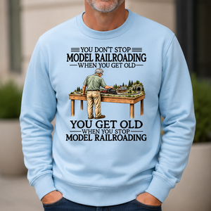 Don't Stop Model Railroading - 6-CS2D-LightBlue