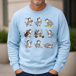Funny Opossum Golf - 6-CS2D-LightBlue