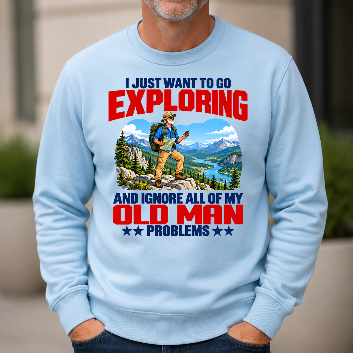 I Just Want To Go Exploring - 6-CS2D-LightBlue