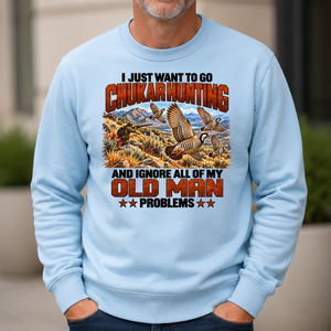 I Just Want To Chukar Hunting - 6-CS2D-LightBlue