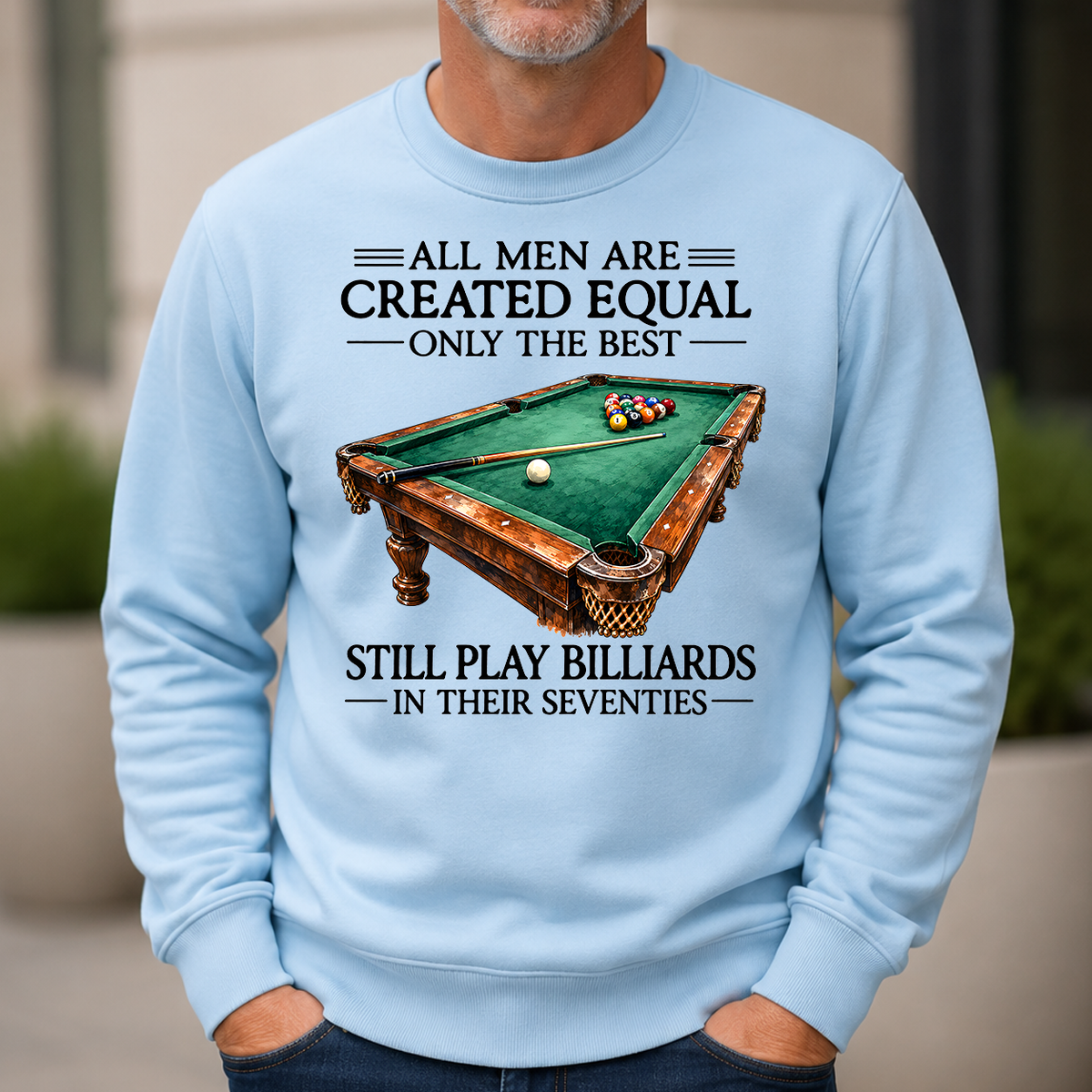 Still Play Billiards In 70s - 6-CS2D-LightBlue
