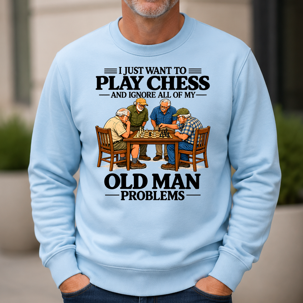 I Just Want To Play Chess - 6-CS2D-LightBlue