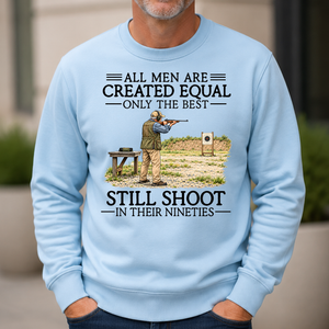All Men Are Created Equal Only The Best Still Shoot 90s - 6-CS2D-LightBlue