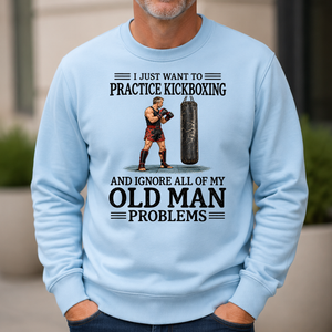 I Just Want To Practice Kickboxing - 6-CS2D-LightBlue