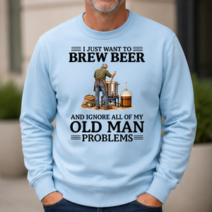 I Just Want To Brew Beer - 6-CS2D-LightBlue