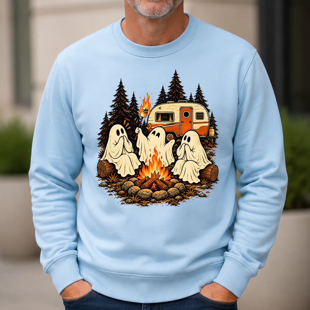 Campfire Marshmallow Mayhem - 6-CS2D-LightBlue
