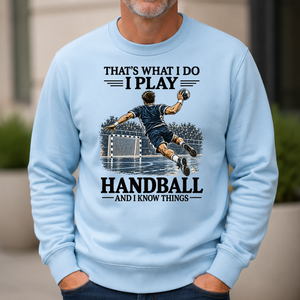 I Play Handball And I Know Things - 6-CS2D-LightBlue