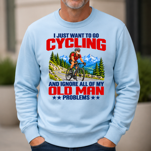 I Just Want To Go Cycling - 6-CS2D-LightBlue