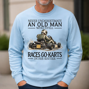 An Old Man Who Still Races Go-Karts In His Sixties - 6-CS2D-LightBlue