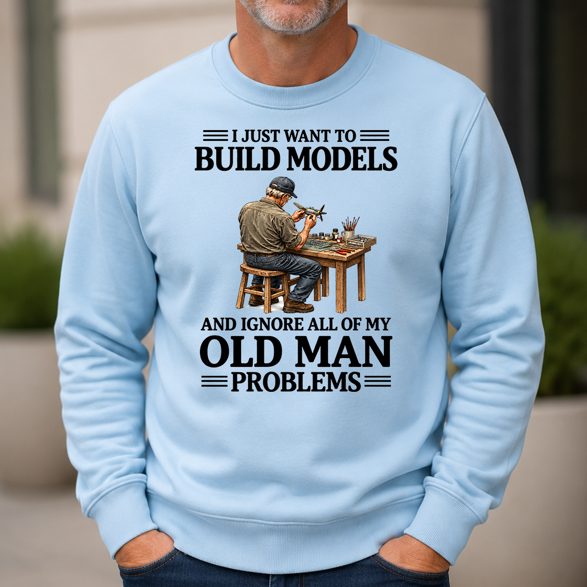 I Just Want To Build Models - 6-CS2D-LightBlue