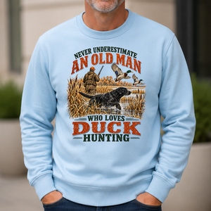 An Old Man Loves Duck Hunting - 6-CS2D-LightBlue