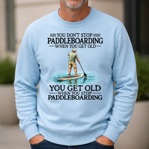 Don't Stop Paddle Boarding - 6-CS2D-LightBlue