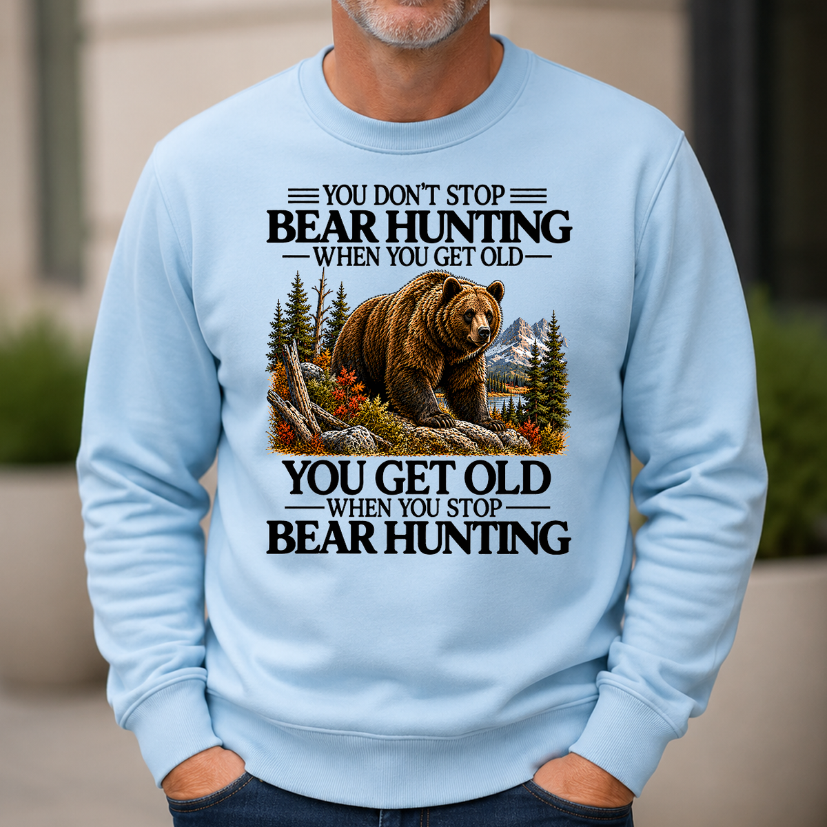 Don't Stop Bear Hunting - 6-CS2D-LightBlue